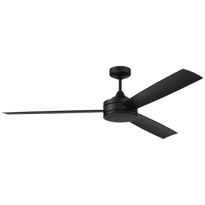 Craftmade Inspo 62" Ceiling Fan W/blades, Wet Rated - Flat Black