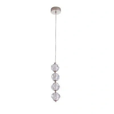 Craftmade Jackie 4 - Light Sphere Tiered Led Pendant In Polished Nickel