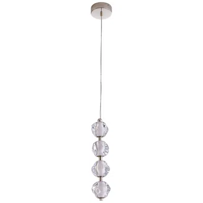 Craftmade Jackie 6 1/4" Wide 4-globe Nickel Led Modern Pendant
