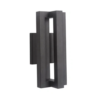 Craftmade Kai 3- Bulb Integrated Led Outdoor Armed Sconce In Black