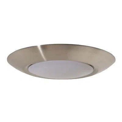 Craftmade Led Flushmount 1 - Light 5.91" Led Flush Mount In Nickel