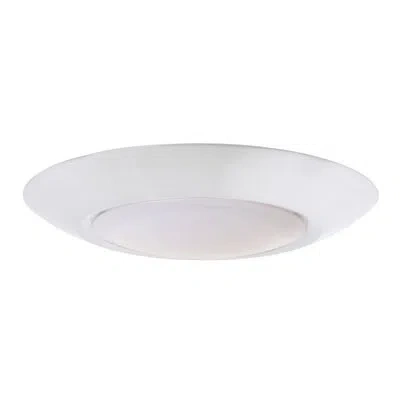 Craftmade Led Flushmount 1 - Light 7.4" Led Flush Mount In White