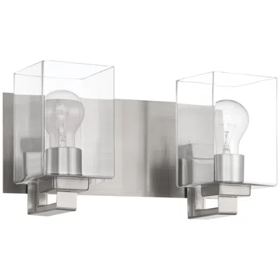 Craftmade Mcclane 2 Light Vanity In Brushed Polished Nickel