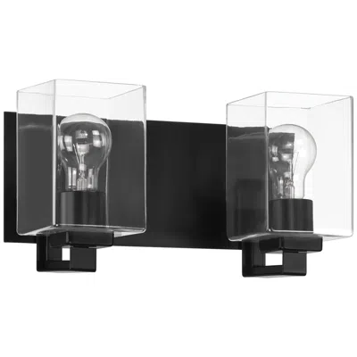 Craftmade Mcclane 2 Light Vanity In Flat Black