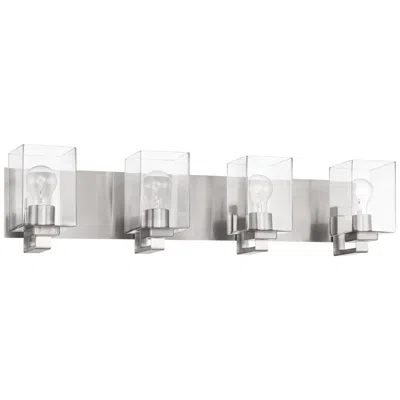 Craftmade Mcclane 4 Light Vanity In Brushed Polished Nickel