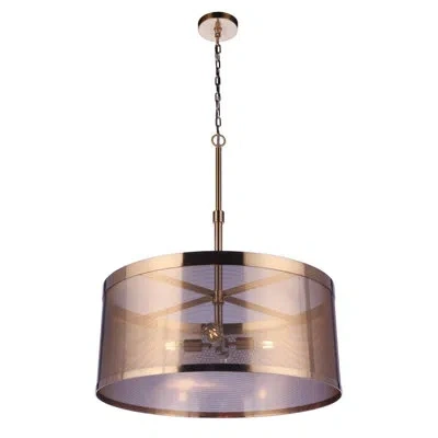 Craftmade Mesh 12 - Light Satin Brass Pendant