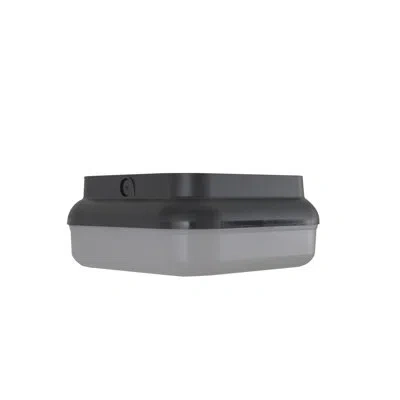 Craftmade Outdoor Flush Wall Light In Matte Black