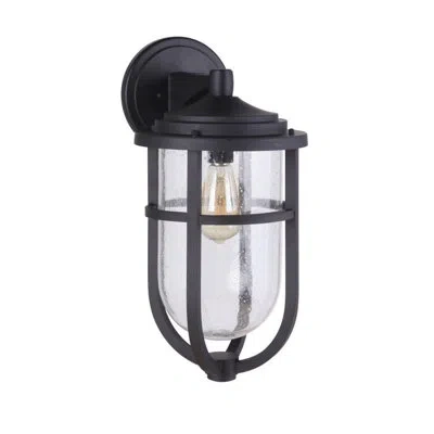 Craftmade Outdoor Lantern Wall Light In Matte Black