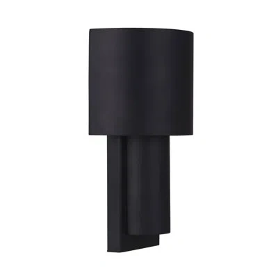 Craftmade Outdoor Pocket Lantern Led Wall Light In Black,black