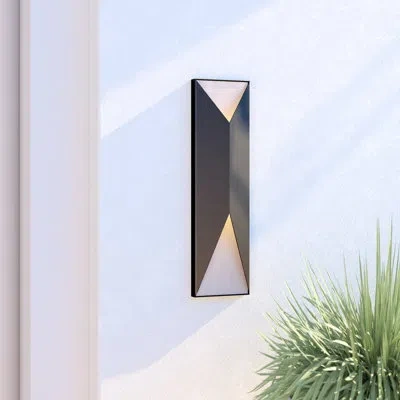 Craftmade Peak Led 2 - Bulb Led Outdoor Flush Mount In Brushed Aluminum