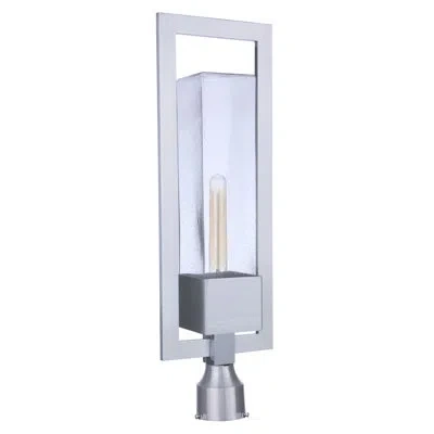 Craftmade Perimeter 1 -light 25.13" H Hardwired Lantern Head In Satin Aluminum