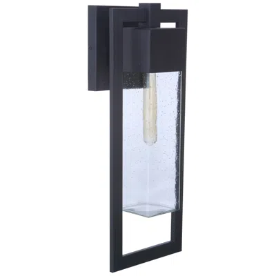 Craftmade Perimeter 17" High Midnight Black Modern Outdoor Wall Light