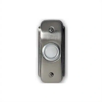 Craftmade Recessed Door Bell Push Button In Antique Pewter On Solid Brass