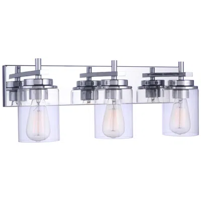Craftmade Reeves 3 Light Vanity In Chrome