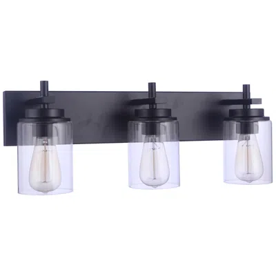 Craftmade Reeves 3 Light Vanity In Flat Black