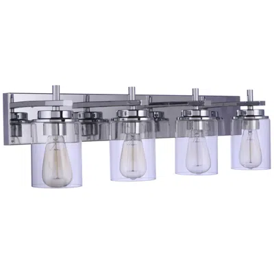 Craftmade Reeves 4 Light Vanity In Chrome
