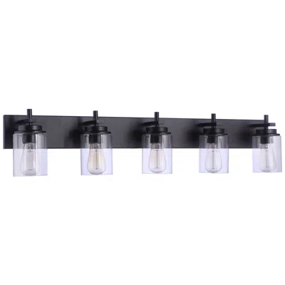 Craftmade Reeves 5 Light Vanity In Flat Black