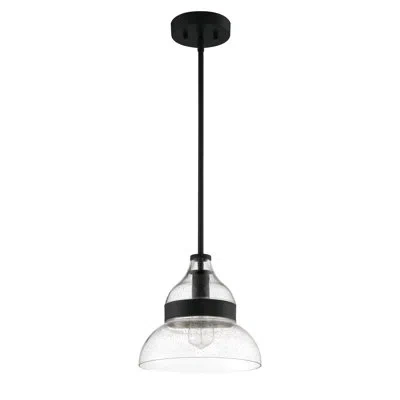 Craftmade Smyth 1 - Light Single Cone Pendant In Black
