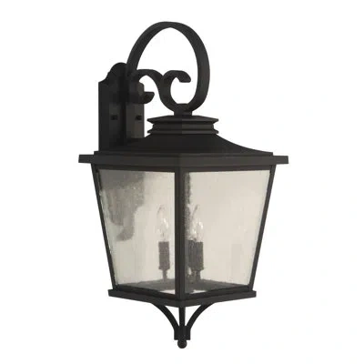 Craftmade Tillman 26.5'' H Outdoor Wall Lantern In Matte Black
