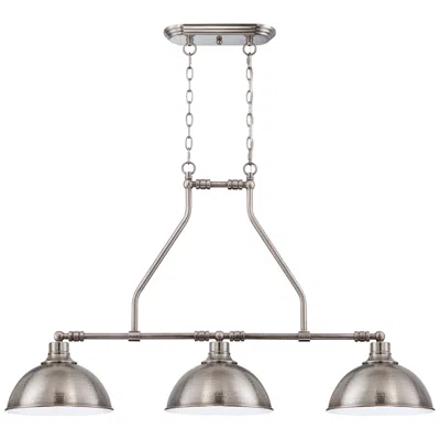 Craftmade Timarron 3 Light Island In Antique Nickel