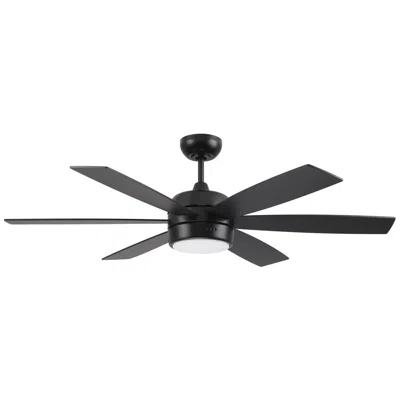 Craftmade Trevor 52" Indoor/outdoor Ceiling Fan With No Wifi In Black
