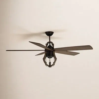 Craftmade Winton 5 - Blade Standard Ceiling Fan With Light Kit Included In Weathered Pine