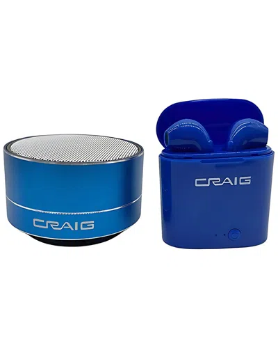 CRAIG CRAIG 2-IN-1 WIRELESS COMBO PACK WITH TRUE WIRELESS EARBUDS & BLUETOOTH SPEAKER