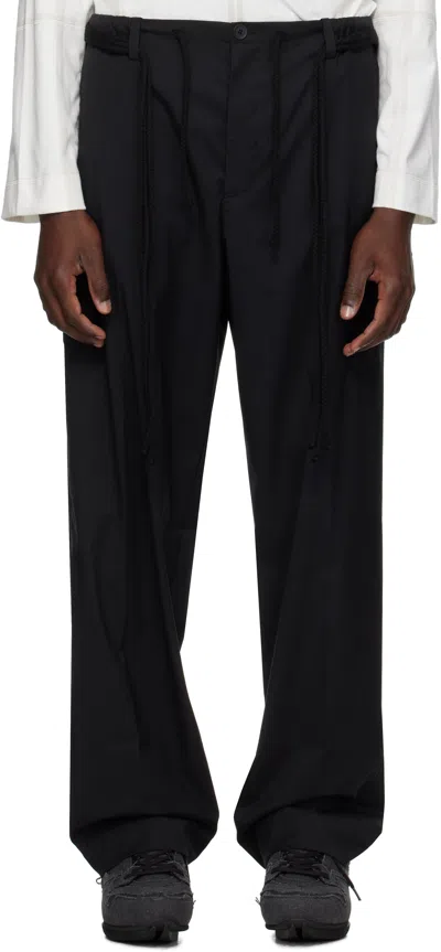 Craig Green Black Elasticized Worker Trousers