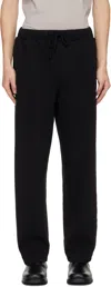 Craig Green Black Embroidered Linestitch Trousers In Multi