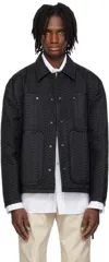 Craig Green Quilted Worker Jacket In Black
