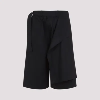 Craig Green Bermuda Towel Shorts In Black