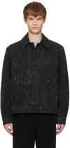 Craig Green Cotton Towel Jacket In Black