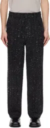 Craig Green Cotton Towel Trousers In Black