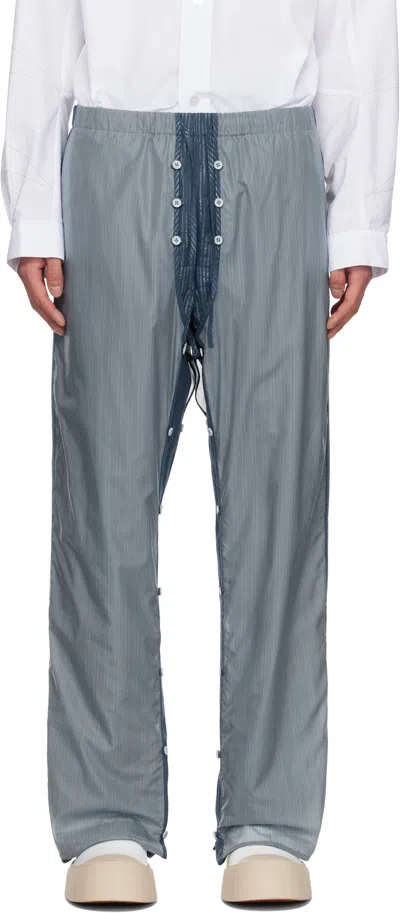 CRAIG GREEN BLUE LAYERED SHELL TROUSERS