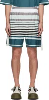 Craig Green Wave Shorts In Blue