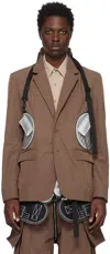 Craig Green Brown Packable Blazer In Brown