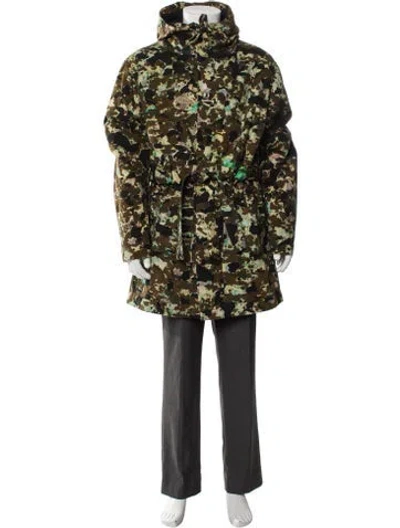 Pre-owned Craig Green Camouflage Print Parka In Brown