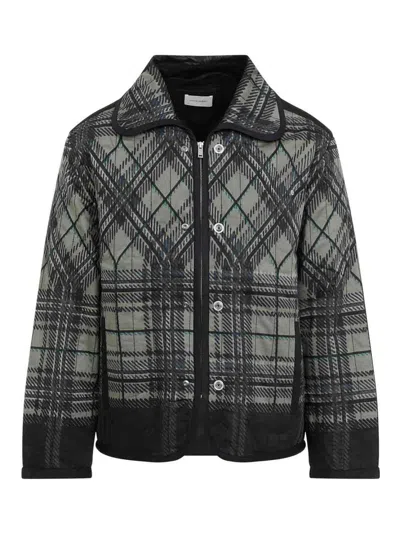 CRAIG GREEN QUILTED PLAID FADE JACKET