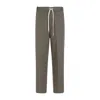 Craig Green Logo-embroidered Drawstring Straight-leg Pants In Green