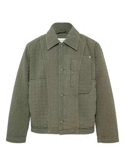 Craig Green Circle-quilted Jacket In Green