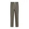 Craig Green Logo-embroidered Drawstring Straight-leg Pants In Green