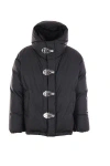 Craig Green Latch-fastening Hooded Puffer Jacket In Black
