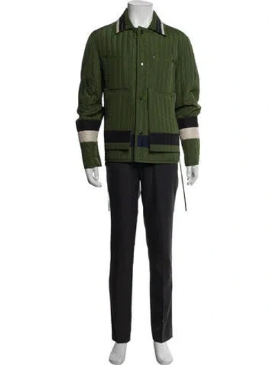 Pre-owned Craig Green Colorblock Pattern Jacket In Green