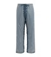 Craig Green Mens Blue Layered Straight-leg Cotton-blend Shell Trousers Xl In Blue