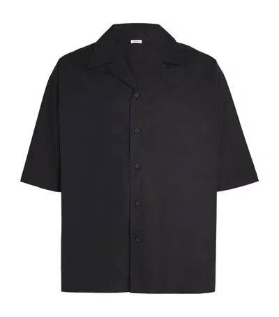 Craig Green Cotton Bowling Shirt In Black