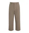 Craig Green Cotton Quilted Circle Trousers In Brown