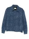 Craig Green Cotton Shirt Jacket In Blue