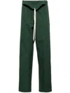 Craig Green Cotton Tapered Trousers In Green