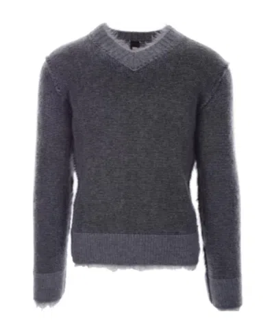 Craig Green Crew Neck Knitted Jumper In Black