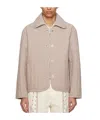 Craig Green Decorative-stitching Cotton Jacket In Gray